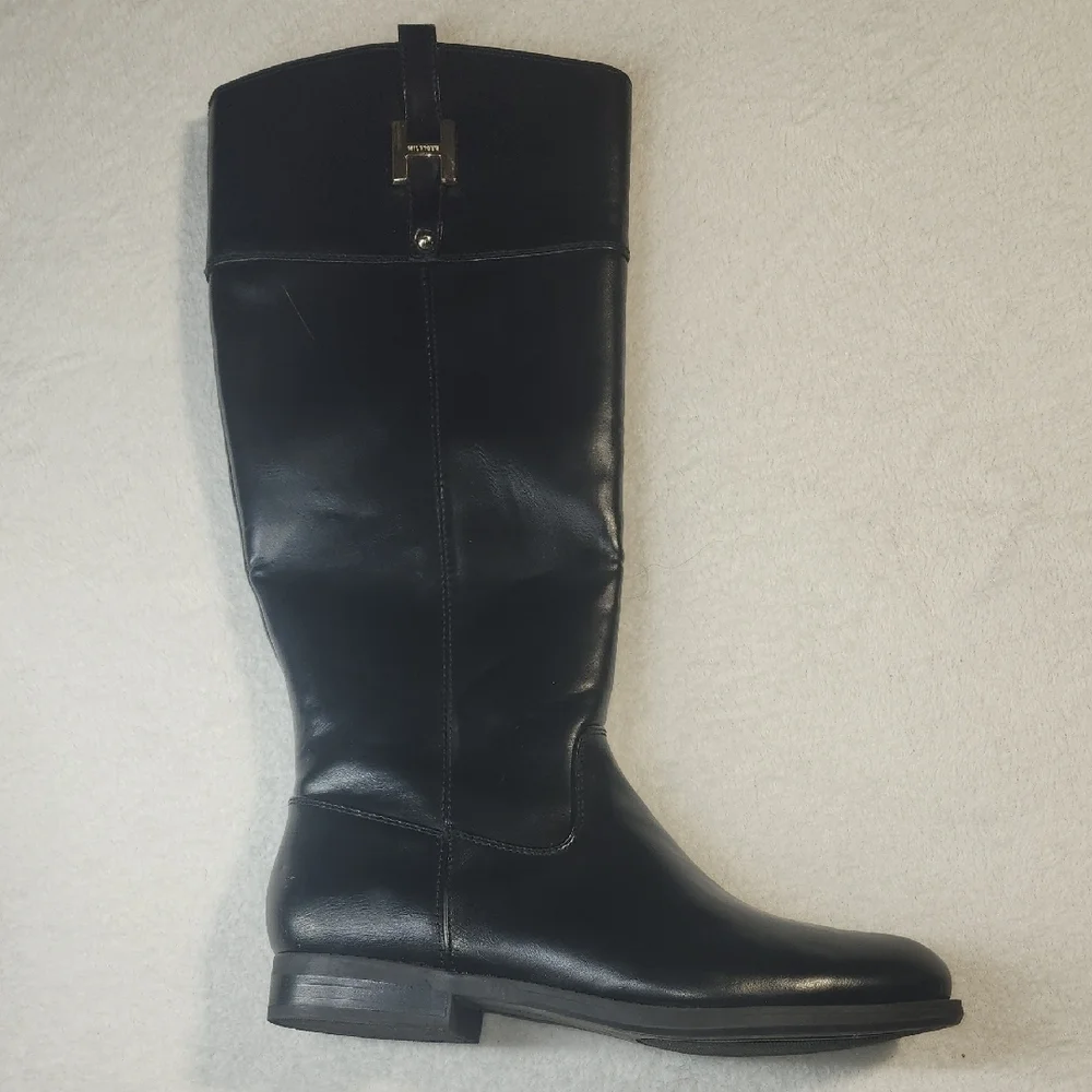 Tommy Hilfiger Black Over the Knee Boots